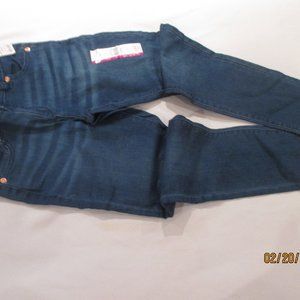 Kids Skinny Jeans Adjustable Waist. Stretch.  Indigo Blue/ 12/NWT